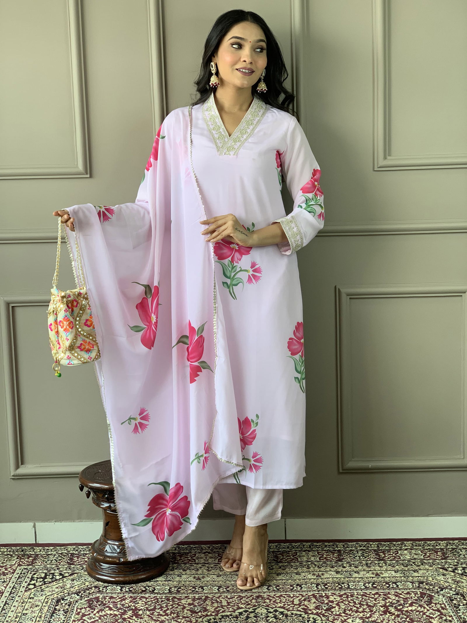 KF 548 Kalaai White Designer Straight Cut Kurti With Bottom Dupatta Wholesale Shop In Surat	